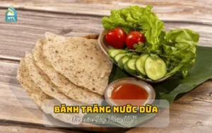 Bánh tráng nước dừa nướng sẵn