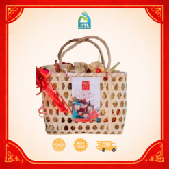 Set giỏ quà tết tré rơm làm theo yêu cầu