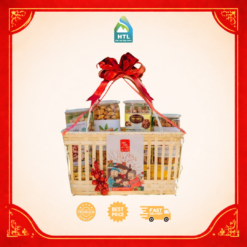 Set giỏ quà tết đồ ăn vặt đặt sản Quy Nhơn